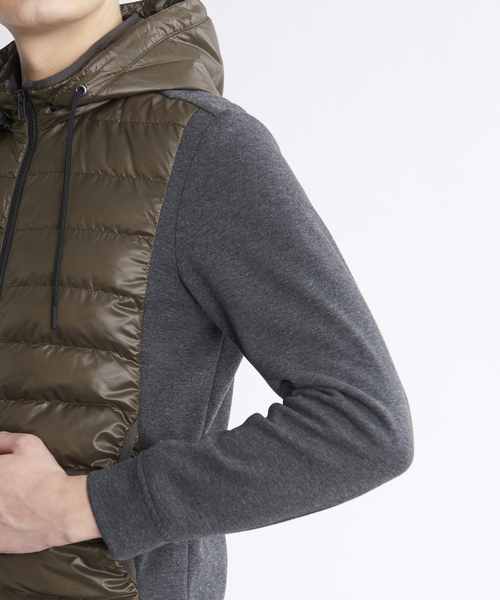 5351 POUR LES HOMMES パーカー 2WAYコンビネーションパーカー メンズ