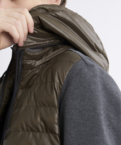 5351 POUR LES HOMMES パーカー 2WAYコンビネーションパーカー メンズ