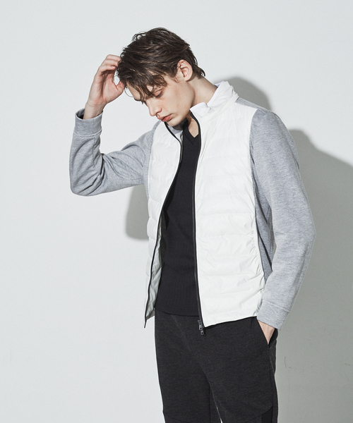 5351 POUR LES HOMMES パーカー 2WAYコンビネーションパーカー メンズ