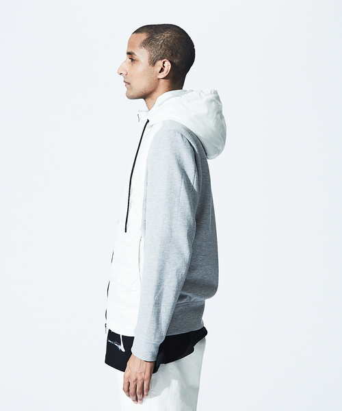 5351 POUR LES HOMMES パーカー 2WAYコンビネーションパーカー メンズ