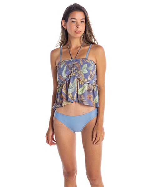 ROXY STEP 3点セット 水着レディース ビキニ ROXY 水着 STEP/ロキシーロゴ水着3点セット レディース