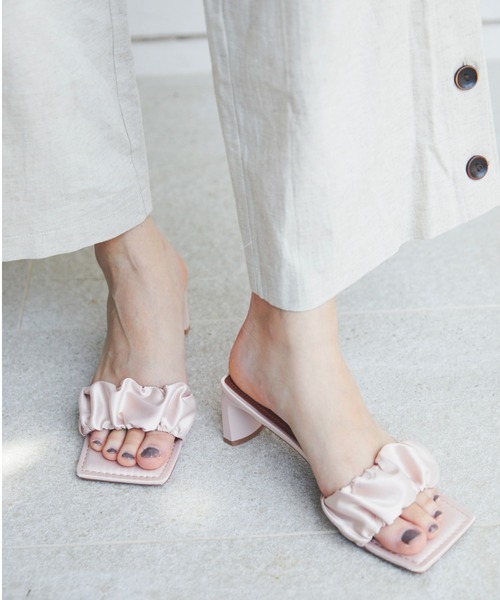 ALEXIA STAM サンダル Satin Sandals/サテンサンダル レディース