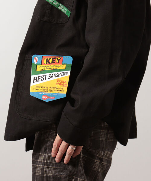 KEY ジャケット カバーオール 【KEY/キー】DUCK COVERALL カバーオール