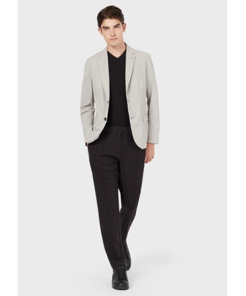 在庫正規店 ジャケット ZOZOTOWN PayPayモール店 - 通販 - PayPayモール テーラードジャケット EMPORIO ARMANI シングルブレスト パッカブルジャケット 正規品安い