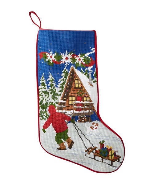 L.L.Bean（エルエルビーン） インテリア クリスマス・ニードルポイント