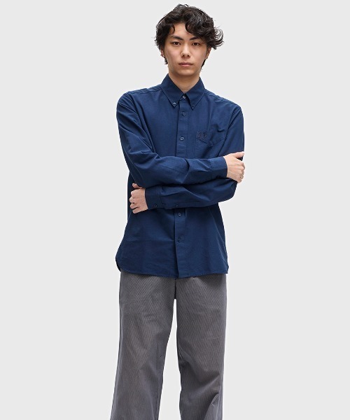 ブラウス シャツ 「WEB＆限定」ワイド オックスフォード 半袖シャツ/ S/S WIDE OXFORD SHIRT レディース メンズ AVIREX ブラウス シャツ 「WEB＆DEPOT限定」ワイド