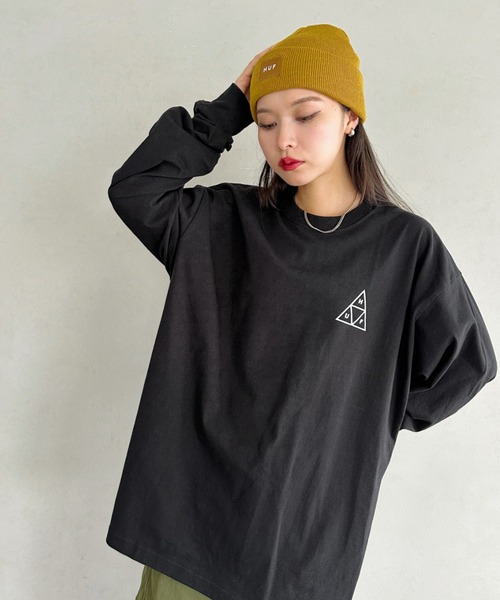 HUF（ハフ） tシャツ /トリプルトライアングルロゴ バックプリント