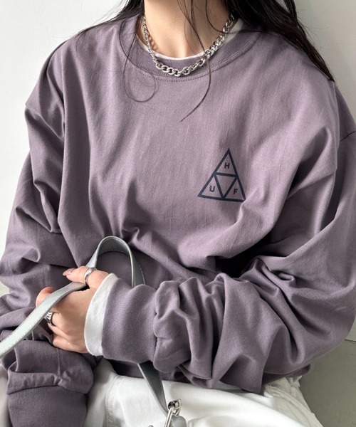 HUF（ハフ） tシャツ /トリプルトライアングルロゴ バックプリント