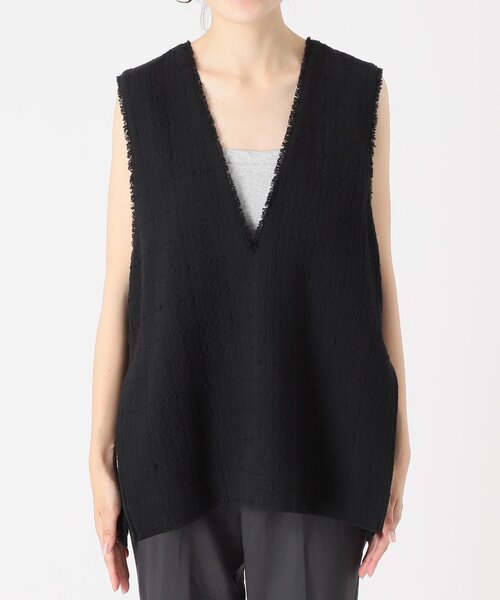 専用【Spick&Span】Italian fabric ツイードベスト 美品 Spick＆Span ベスト 「WEB限定追加」Italian fabric ツイード