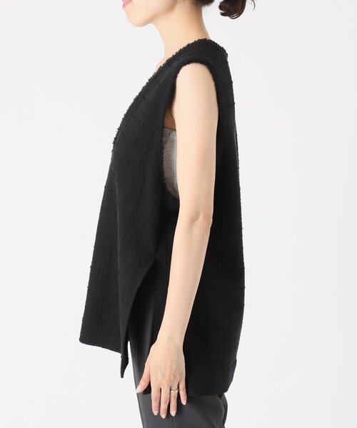 ■美品 Spick and Span Italianfabric ツイードベスト Spick＆Span ベスト 「WEB限定追加」Italian fabric ツイード