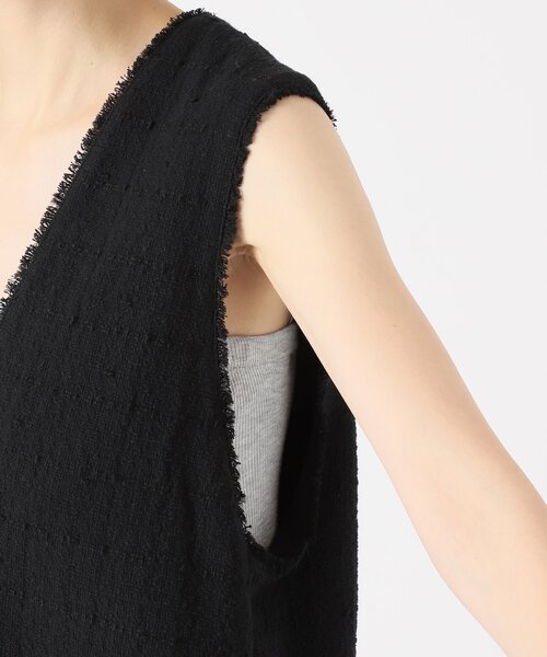 専用【Spick&Span】Italian fabric ツイードベスト 美品 Spick＆Span ベスト 「WEB限定追加」Italian fabric ツイード