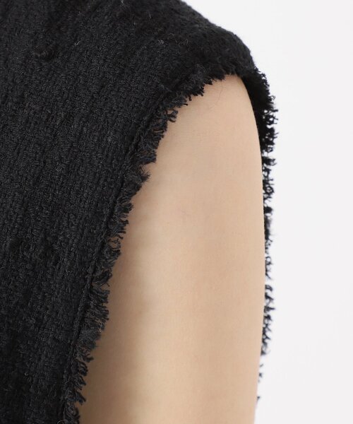 Spick＆Span ベスト 「WEB限定追加」Italian fabric ツイード