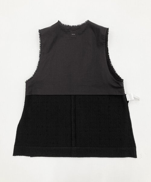 Spick＆Span ベスト 「WEB限定追加」Italian fabric ツイード
