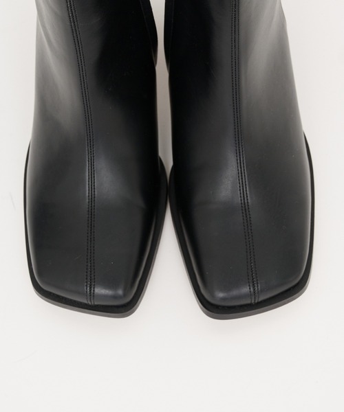 publicimageltdブーツ PUBLIC TOKYO ブーツ アシメスクエアショートブーツ レディース