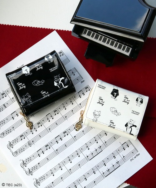 財布 「公式」TOM and JERRY Piano Concertミニウォレット