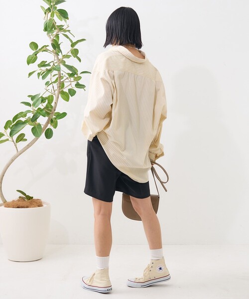 【未使用タグ付】Toujours トゥジュー リネン コットン ショートパンツ 未使用タグ付】Toujours トゥジュー リネン コットン ショート