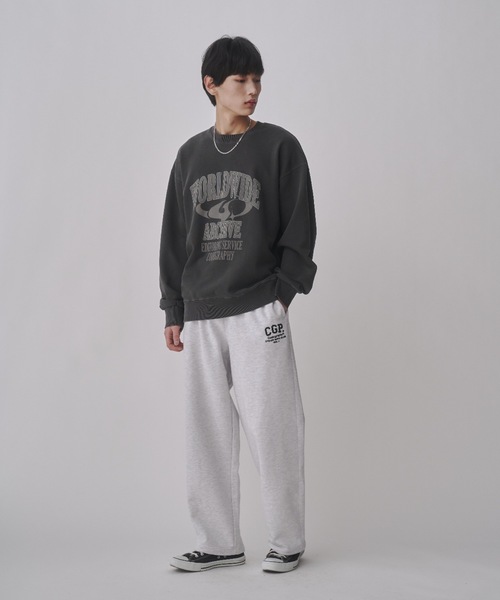 スウェット メンズ PIGMENT WORLDWIDE ARC OVER FIT SWEATSHIRT｜zozo｜12