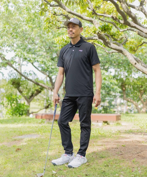 新品●FILA GOLF● ボタンダウン 長袖ポロシャツ 吸汗速乾 UVカット FILA GOLF(フィラ ゴルフ) 【吸汗速乾/UVカット】メンズ/長袖