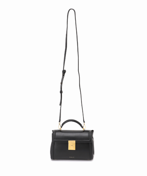 【DEMELLIER】＊イギリス直輸入＊パリショルダーバッグ デメリエーのミニショルダーバッグ The Paris | 送料無料|BLACK