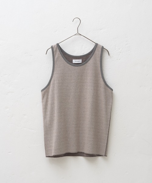 マンスール ニュイ　ダブル WHIMSIC タンクトップ 「UNISEX/2WAY」ダブルフェイスタンク