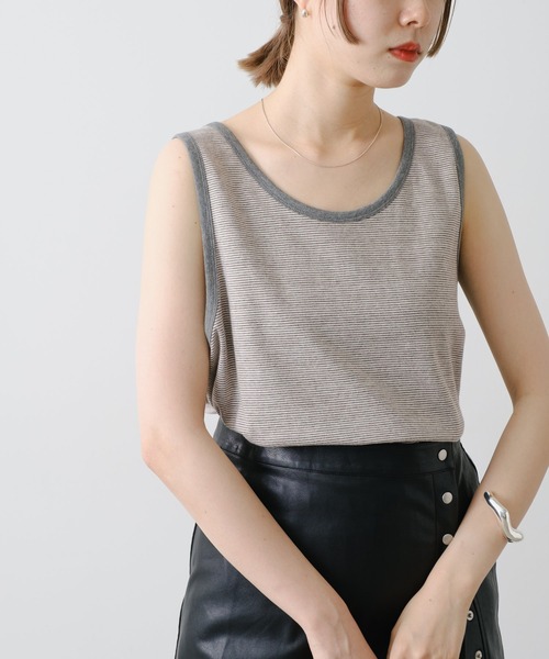WHIMSIC タンクトップ 「UNISEX/2WAY」ダブルフェイスタンク