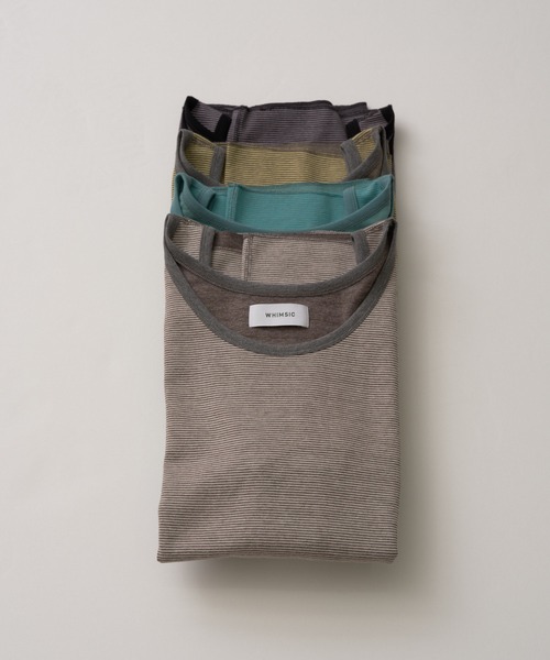 WHIMSIC タンクトップ 「UNISEX/2WAY」ダブルフェイスタンク