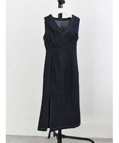 Katrin TOKYO ワンピース 2way slit denim one piece : ZOZOTOWN