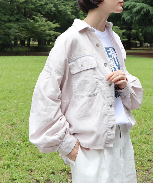 【yoc】journal standard luxeシャツジャケット JOURNAL STANDARD LUXE（ジャーナルスタンダード ラックス） シャツ