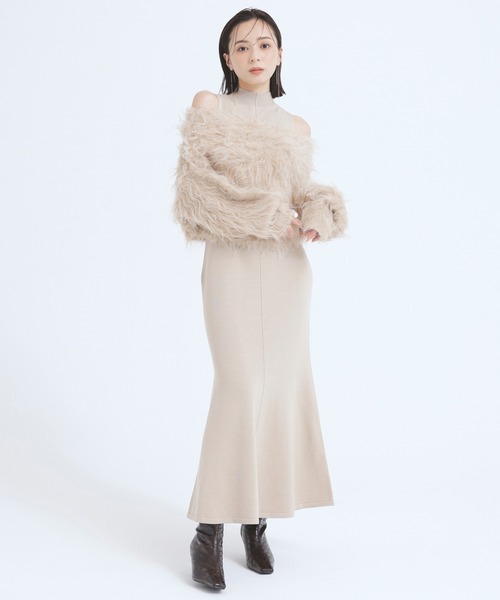 anuans（アニュアンス） ブーツ スクエアトゥミドルブーツ レディース