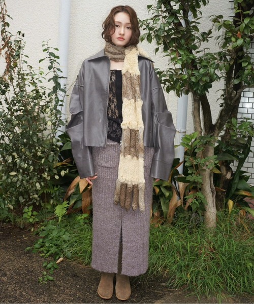 musubore（ムスボレ） コート アウター tuck sleeve JK / タック