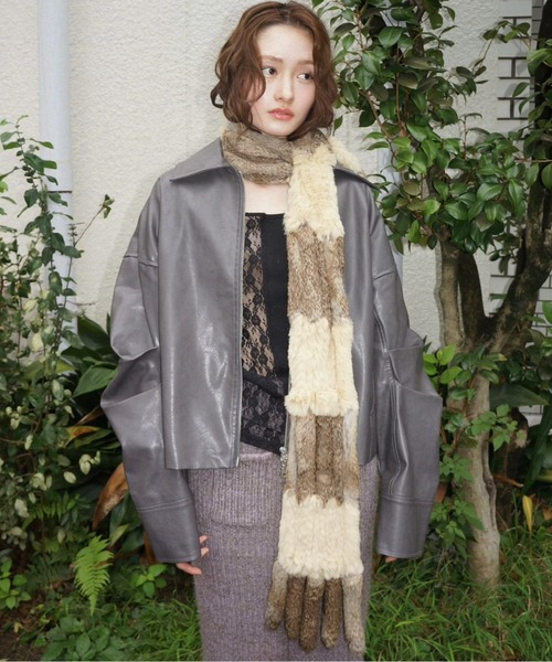 musubore（ムスボレ） コート アウター tuck sleeve JK / タック