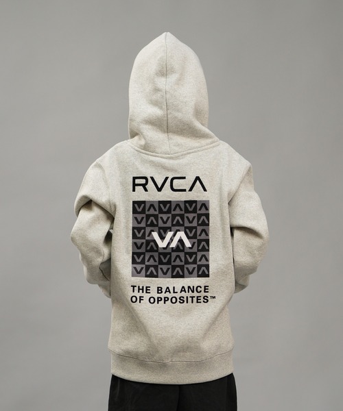 国内配送★RVCA★BALANCE BOX HOODIE 裏起毛であったか◎ RVCA パーカー メンズ BALANCE BOX HD 「2024年秋冬モデル