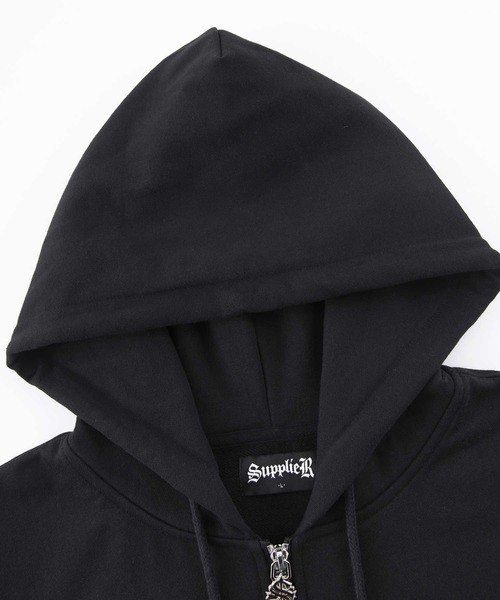 SUPPLIER パーカー フーディー｜Beaded Cross Hoodie｜SUPPLIER