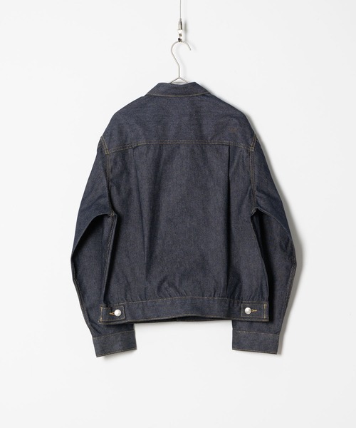 た*く様 ラインショートデニムジャケット INTER FACTORY さいとうな FREAK'S STORE/ビンテージ加工 ショート デニム ジャケット