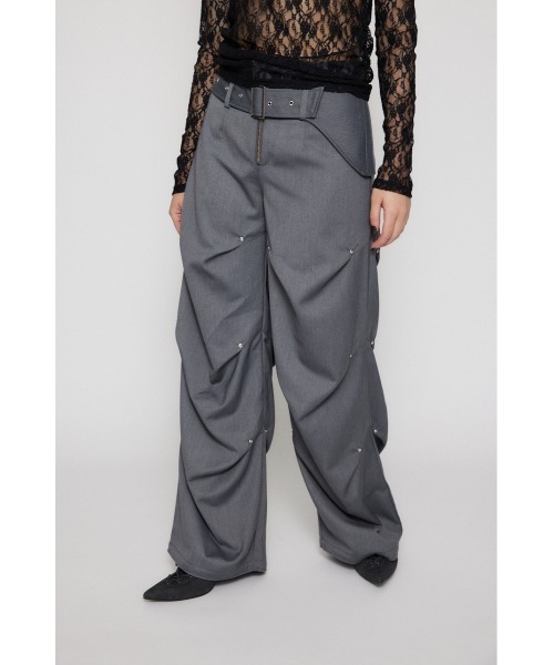 laguagem TUCK LOOSEY BELT パンツ 新品 LAGUA GEM | TUCK LOOSEY BELT パンツ (パンツ ) |SHEL'TTER