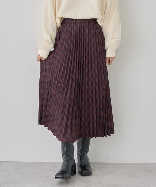 ☆人気☆【AVANDRESS】☆Weekend Pleats Skir.t☆スカート☆ 即納 送料無料 プリーツスカート ロングスカート シフォン