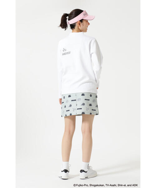 tシャツ 「Jack Bunny!!」「ドラえもん」ダンボール裏カノコ長袖モックネックカットソー レディース Jack Bunny!!】【ドラえもん】ダンボール裏カノコ長袖モック