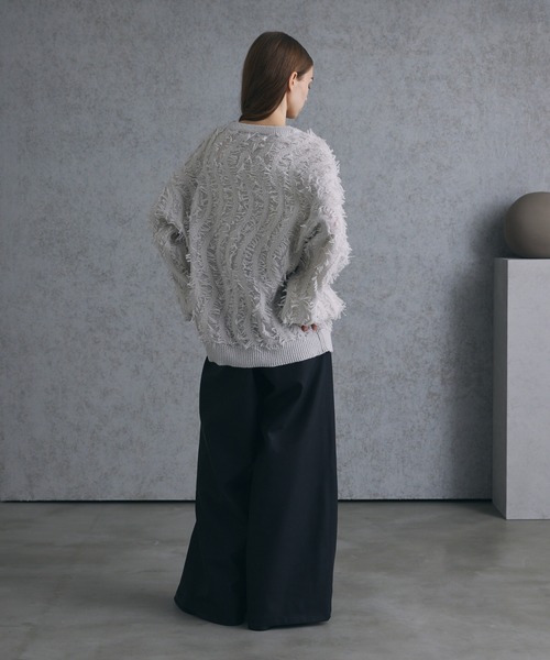[Spielio] ヴィンテージライクデニムカーゴワイドパンツ Spielio】Vintage like denim cargo wide pants/ヴィンテージ