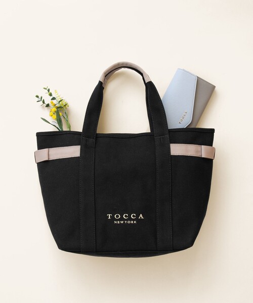 国内配送★TOCCA★サイドリボン キャンバストートバッグ SIDE RIBBON CANVASTOTE – TOCCA OFFICIAL SITE