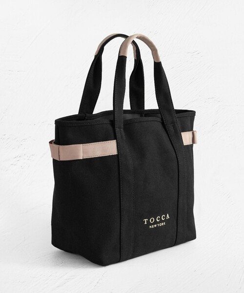 TOCCA トートバッグ SIDE RIBBON CANVASTOTE レディース