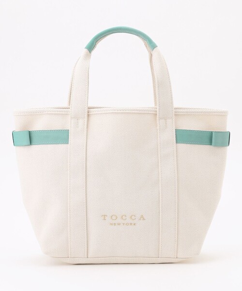 TOCCA トートバッグ SIDE RIBBON CANVASTOTE レディース