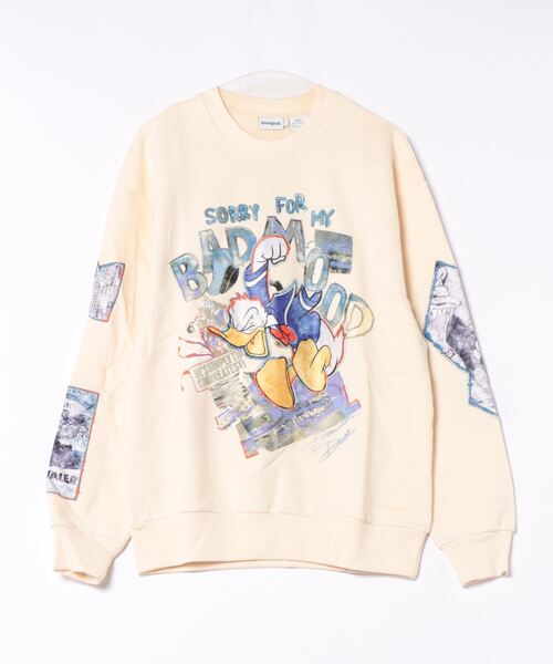 【タグ付】Desigual LOVEプリント スウェット Sサイズ タグ付】Desigual LOVEプリント スウェット Sサイズ - メルカリ
