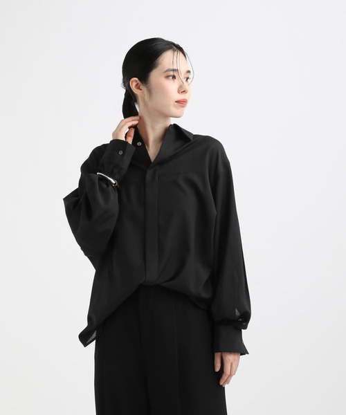 STERNBERG シャツ テクノウールトロボイルシアーシャツ メンズ