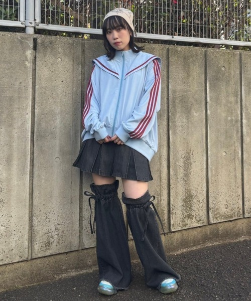 ジャケット・アウター Candy Stripper RIBBON JERSEY BLOUSON Candy Stripper（キャンディストリッパー）の「RIBBON JERSEY