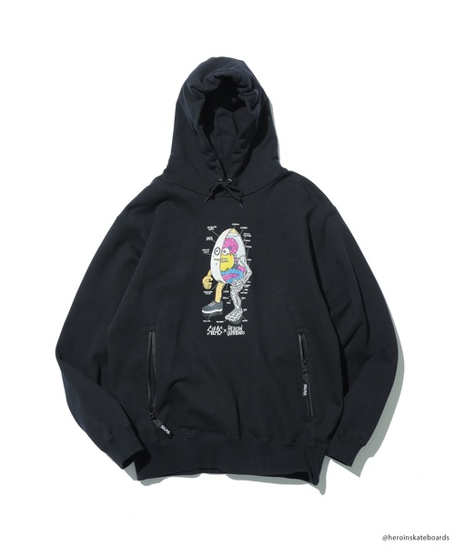 SILAS（サイラス） パーカー SILAS×HEROIN HOODIE メンズ レディース
