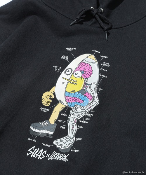 SILAS（サイラス） パーカー SILAS×HEROIN HOODIE メンズ レディース