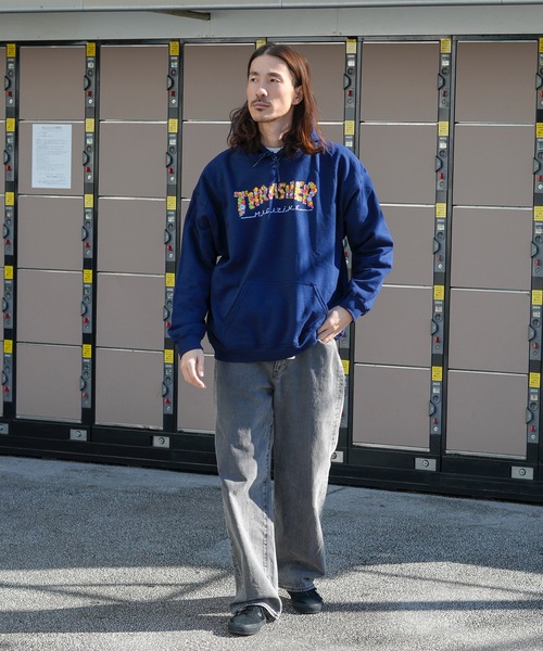 THRASHER（スラッシャー） パーカー SMILE BY SPANKY HOODIE SWEAT