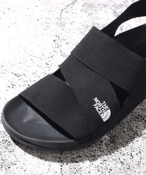 ◆THE NORTH FACE◆サンダル THE NORTH FACE 「THE FACE」 フラットサンダル 23cm ブラック