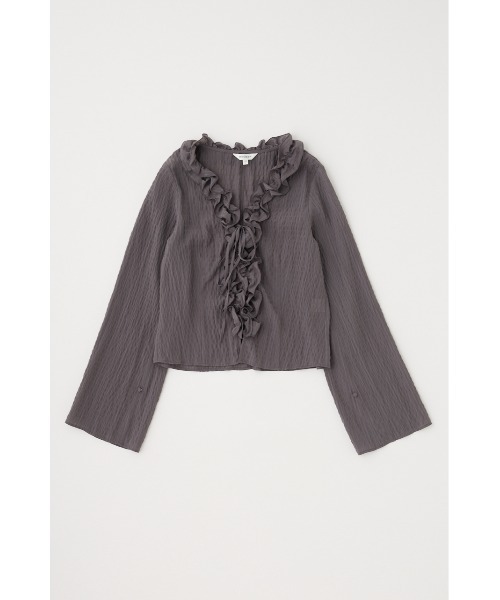 MOUSSY（マウジー） ブラウス シャツ LACE UP RUFFLE ブラウス
