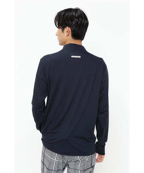 パーリーゲイツ☆新品 PGG 背中BIGロゴ 高機能 モックネック モックシャツ